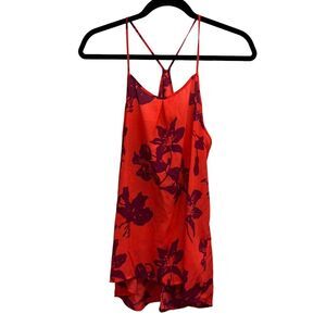 Banana republic red purple halter strap‎ womens top Size: M